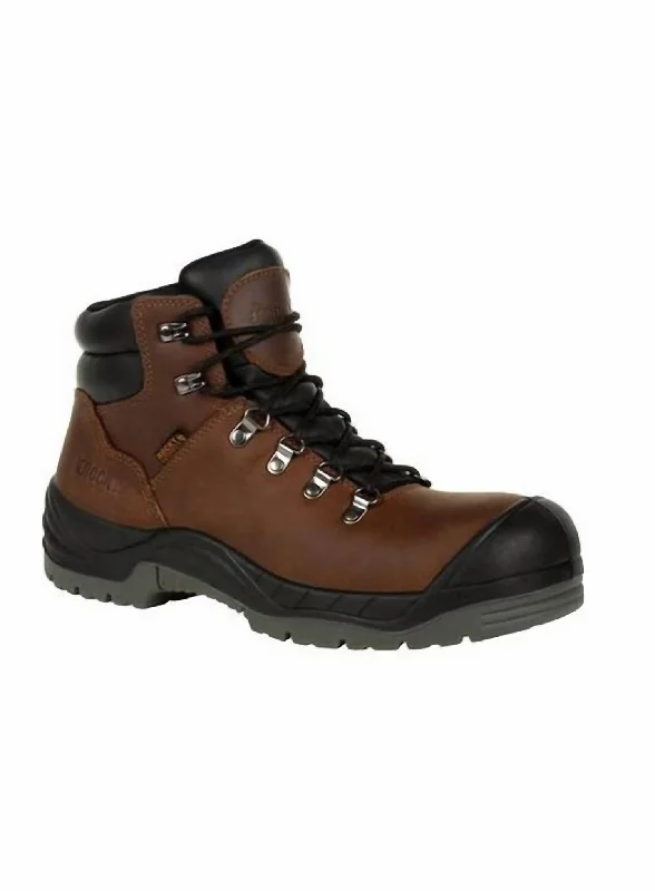 Worksmart Women's Composite Toe Waterproof Work Boot - Medium Width In Brown