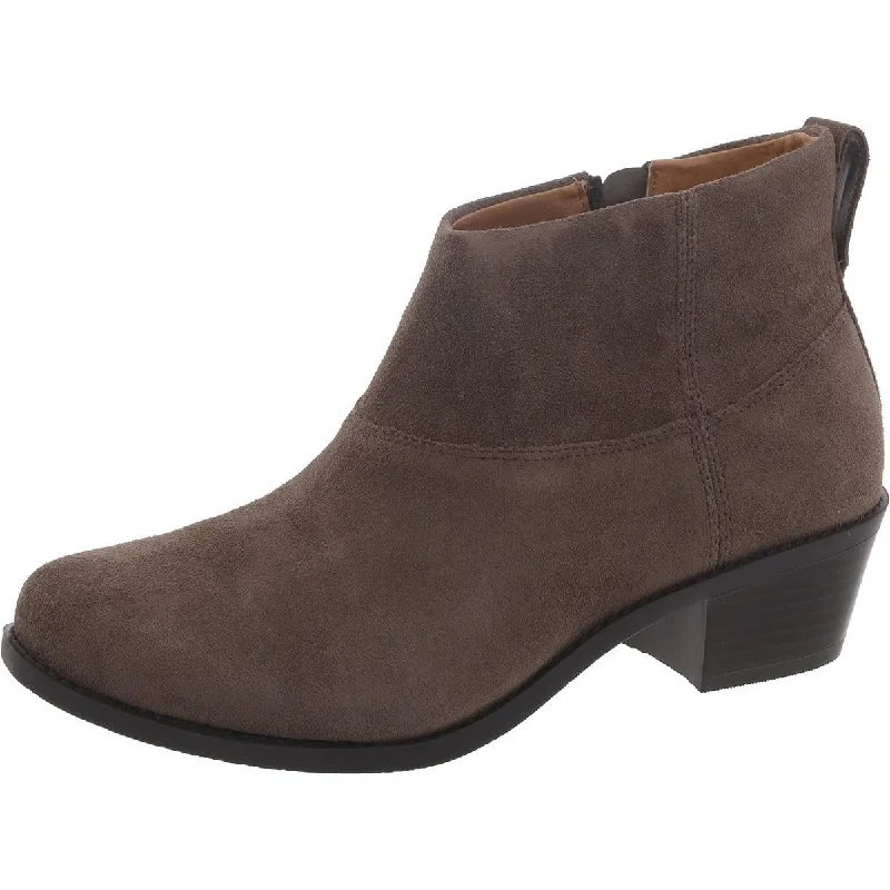 Zadie Womens Suede Comfort Booties