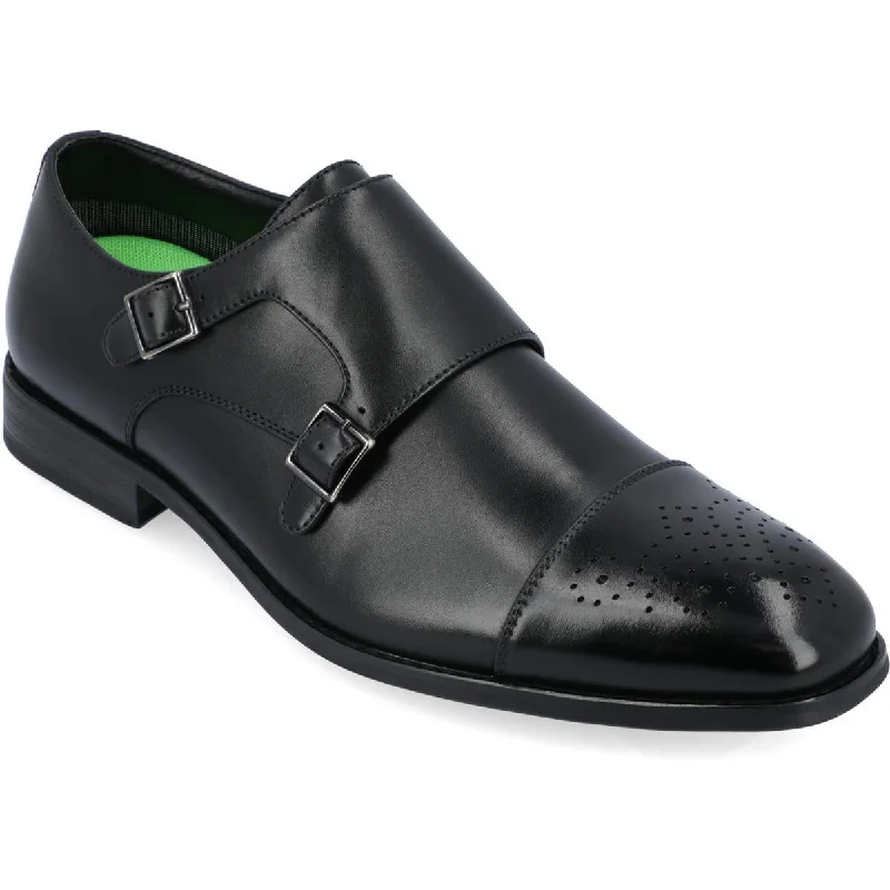 Men's Minimalist Boots Atticus Mens Faux Leather Square Toe Loafers