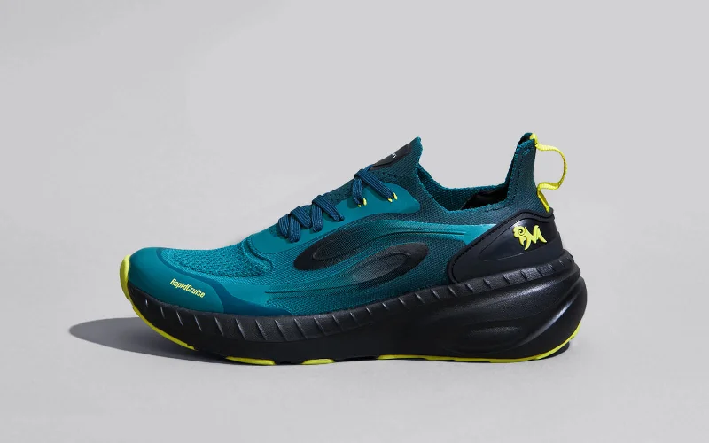 Men's Seamless Design Boots Begin Walk - Cruise : Teal Green