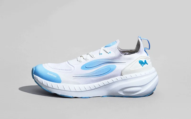 Shop Stylish Shoes At Unbeatable Prices Begin Walk - Cruise : White-Blue
