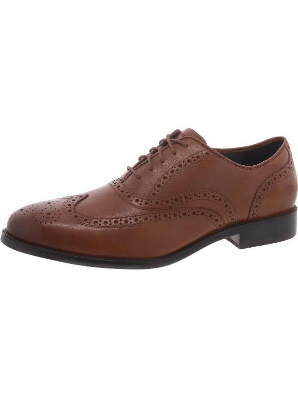 Men's Comfortable Shoes Broadway Wingtip Mens Leather Brogue Oxfords
