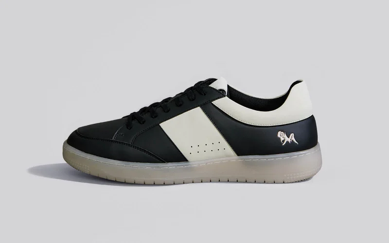 Men's Slip-Resistant Shoes City Strides : Black-white