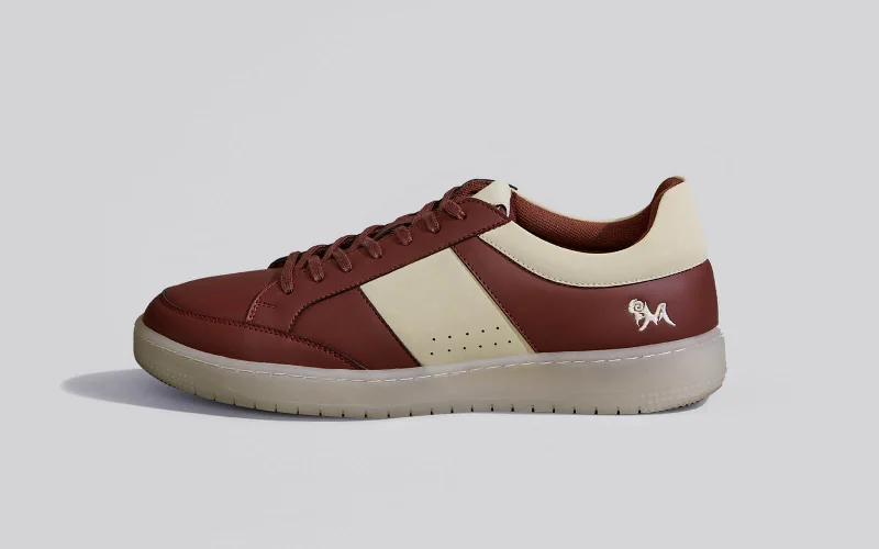 Men's Temperature-Regulating Boots City Strides : Burgundy-ivory