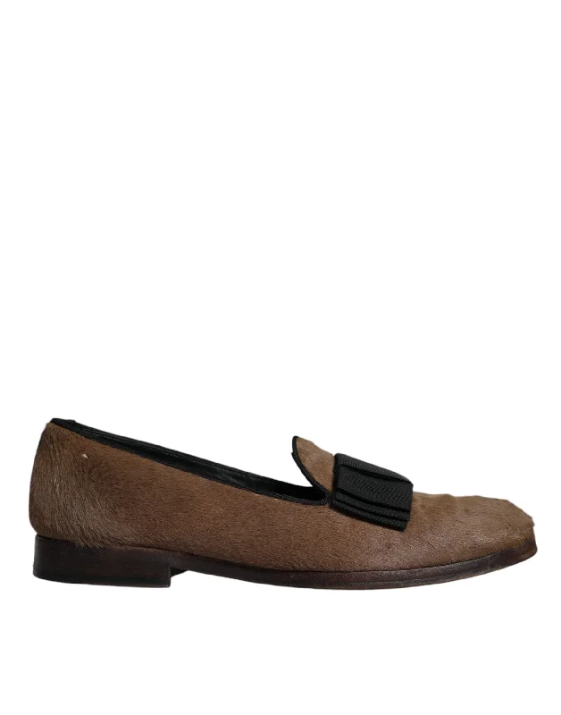 Unbeatable Prices On Top-Brand Shoes Dolce & Gabbana Calf Hair Leather Loafers Formal Dress Men's Shoes (Pre-Owned) Unbeatable Prices On Top-Brand Shoes Dolce & Gabbana Calf Hair Leather Loafers Formal Dress Men's Shoes (Pre-Owned)