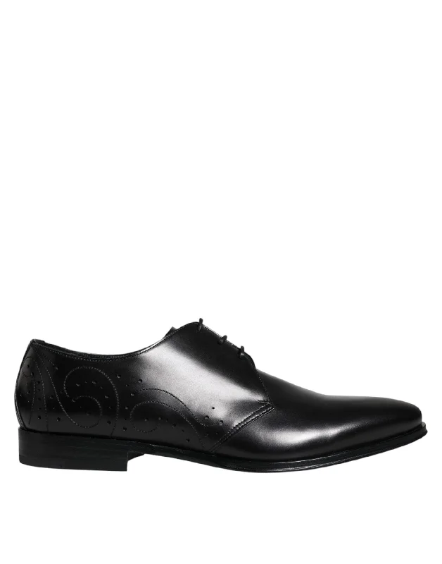 Limited Stock On Premium Leather Shoes Dolce & Gabbana Calfskin Leather Derby Men Dress Men's Shoes Limited Stock On Premium Leather Shoes Dolce & Gabbana Calfskin Leather Derby Men Dress Men's Shoes
