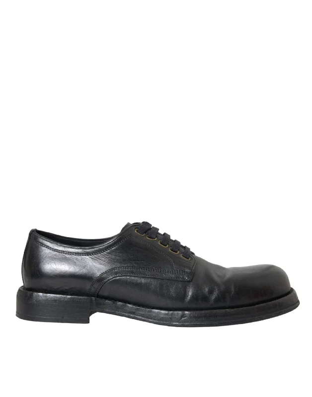 Men's Modern Shoes Dolce & Gabbana Horse Leather Derby Men Dress Men's Shoes (Pre-Owned) Men's Modern Shoes Dolce & Gabbana Horse Leather Derby Men Dress Men's Shoes (Pre-Owned)