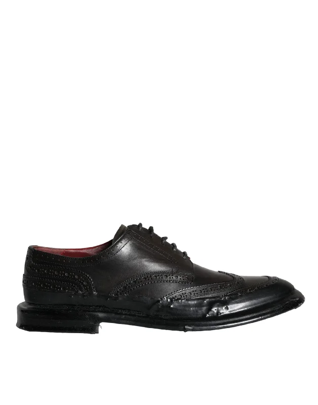 Men's Breathable Shoes Dolce & Gabbana Leather Oxford Wingtip Formal Men Men's Shoes Men's Breathable Shoes Dolce & Gabbana Leather Oxford Wingtip Formal Men Men's Shoes