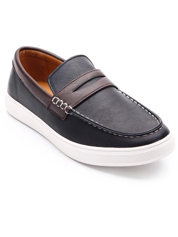 Men's Flexible Sole Boots Drift01 Mens Penny Flat Loafers