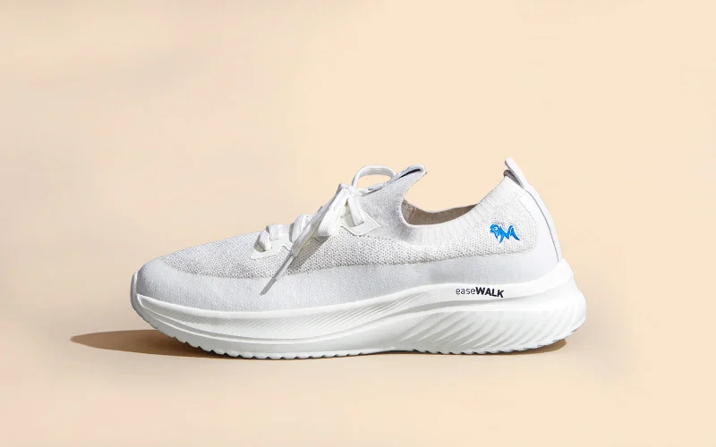 Limited-Time Shoe Discounts On Top Brands Ease Walk Sneakers : White
