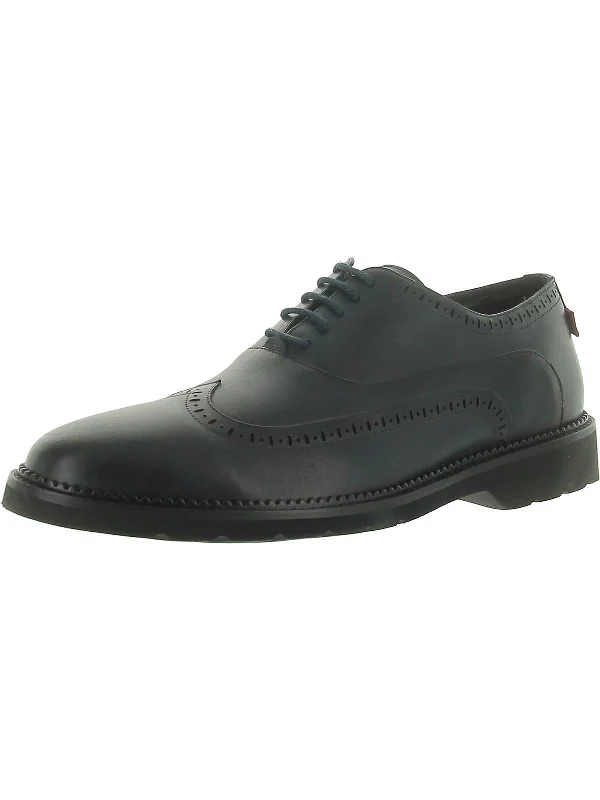 Men's Fashionable Shoes FREEMAN STREET Mens Faux Leather Wingtip Brogue Oxfords