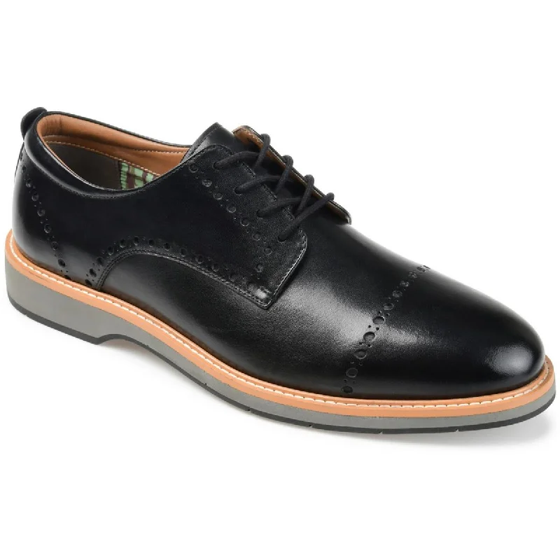 Men's Comfortable Shoes FREMONT Mens Genuine Leather Leather Derby Shoes