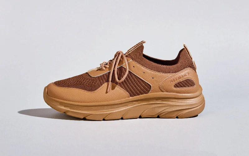 Clearance Sale On Men's Shoes High Wave Sneakers : Tan