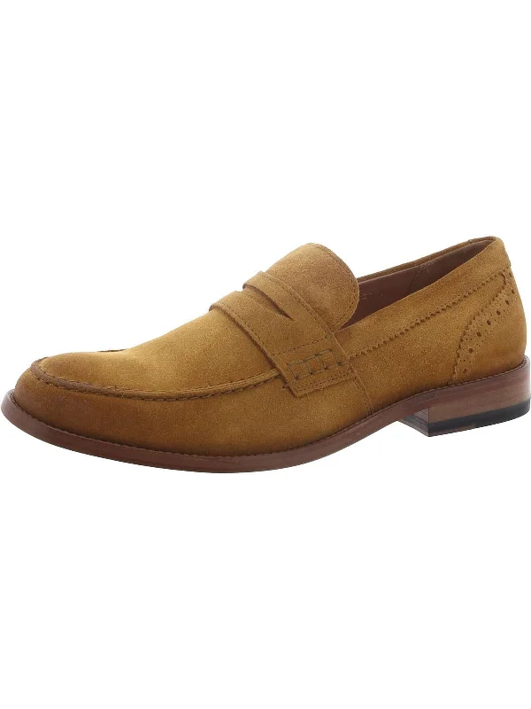 Men's Cushioned Shoes James Free Mens Suede Padded Insole Loafers