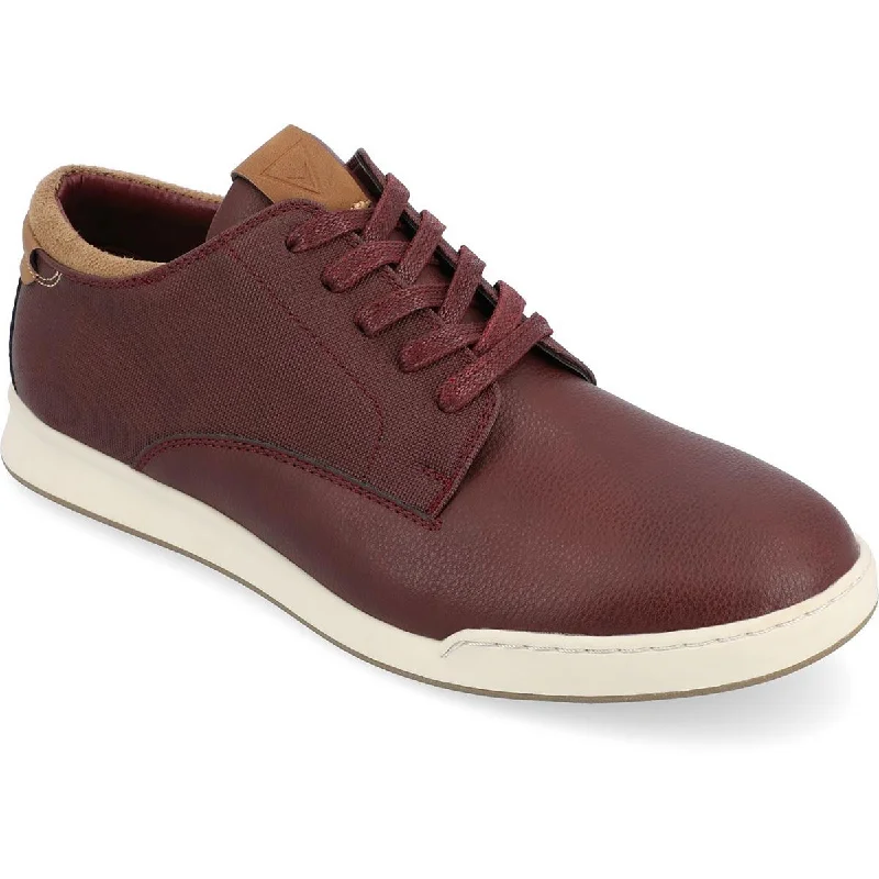Men's Premium Shoes Mens Faux Leather Lace-Up Loafers