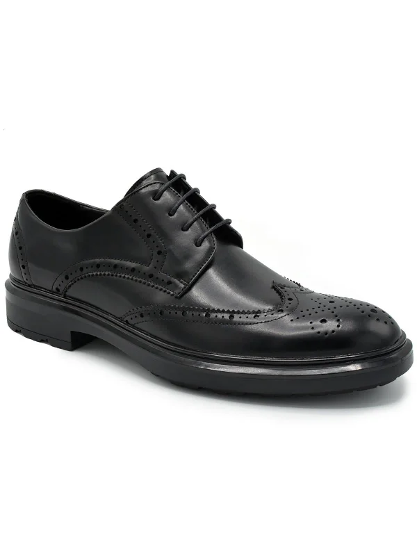 Clearance Sale On Men's Shoes Mens Faux Leather Lace-Up Oxfords