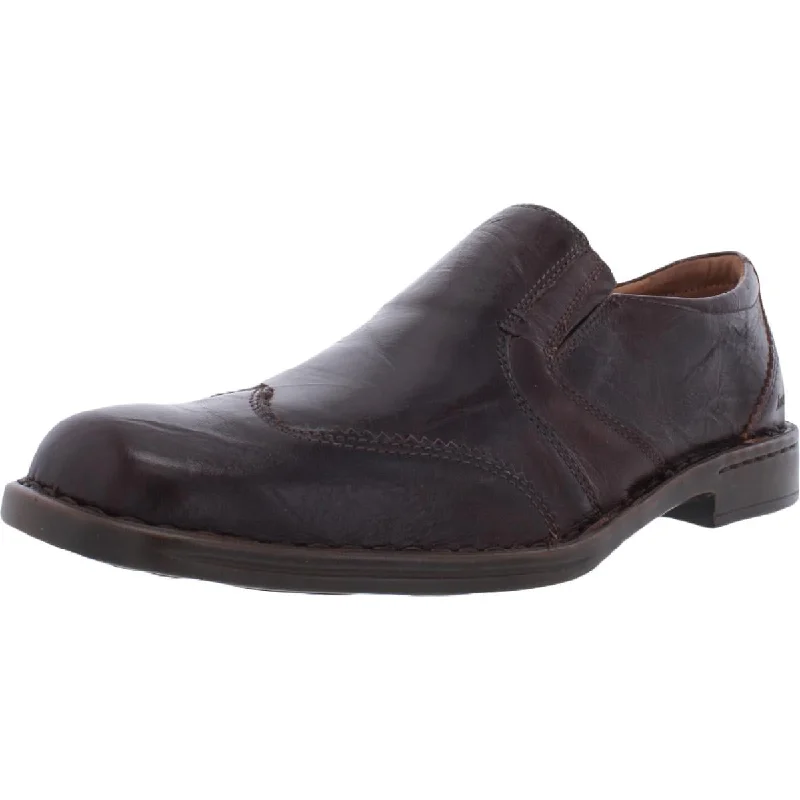 Limited-Time Shoe Discounts On Top Brands Mens Leather Block Heel Loafers