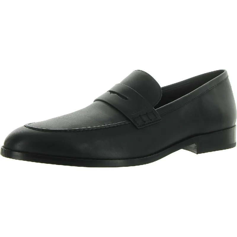Limited Stock On Premium Leather Shoes Mens Leather Round Toe Loafers