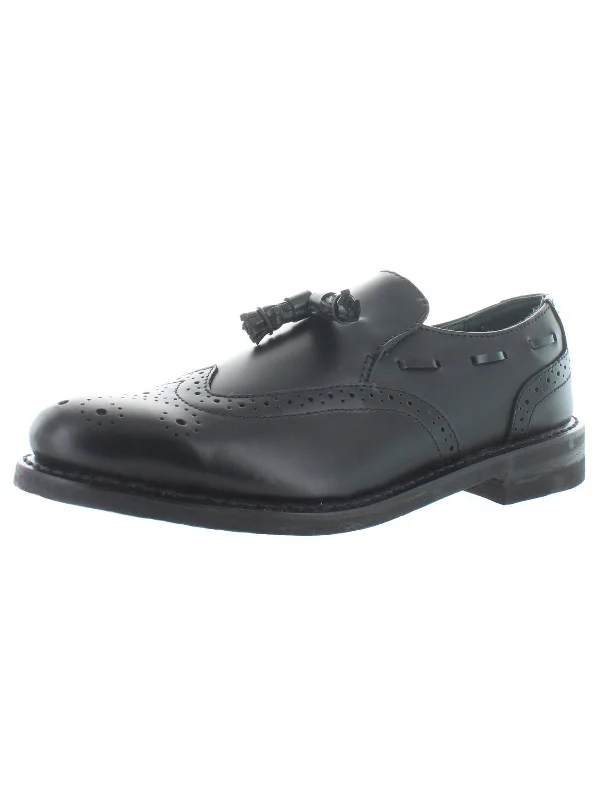 Shop Now For Limited-Time Footwear Deals Mens Leather Slip on Tassel Loafers