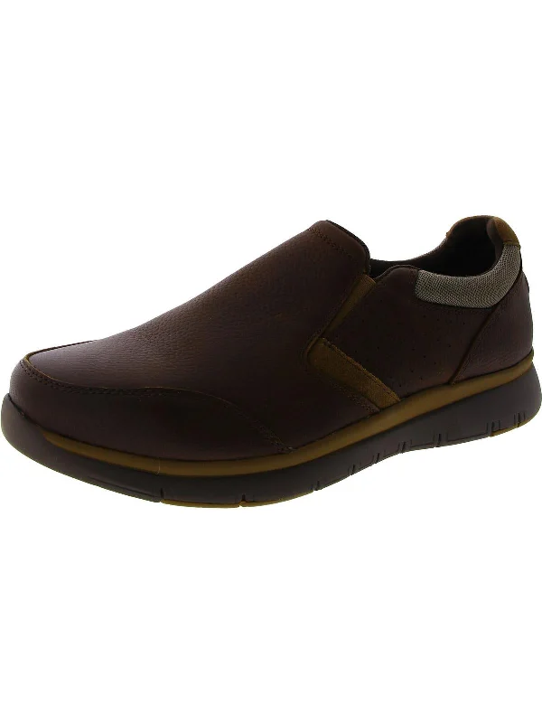 Men's Supportive Boots Mens Slip On Round Toe Loafers