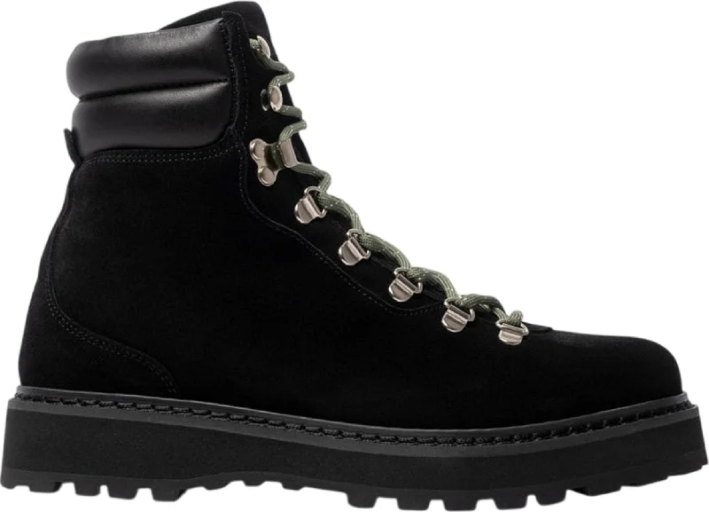 Men's Fashionable Shoes Hiking Grained Leather Shearling Lining Hiking Boots - Men's|-|Bottes de randonnée en cuir grainé avec doublure en rason Hiking - Homme Men's Fashionable Shoes Hiking Grained Leather Shearling Lining Hiking Boots - Men's|-|Bottes de randonnée en cuir grainé avec doublure en rason Hiking - Homme
