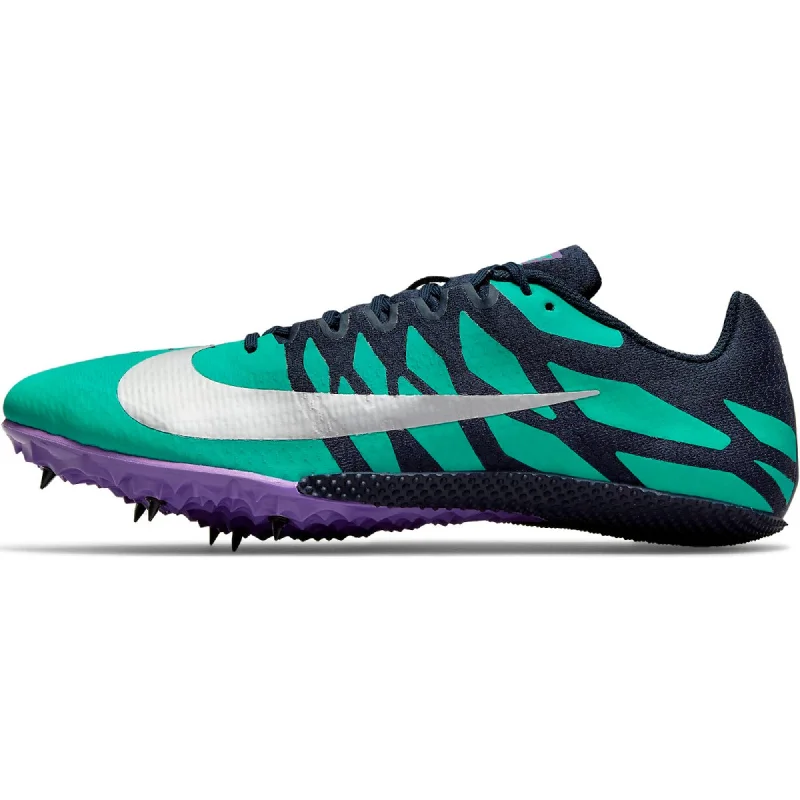 Men's Flexible Boots Nike Zoom Rival S 9 Obsidian/Metallic Silver  907564-406 Men's