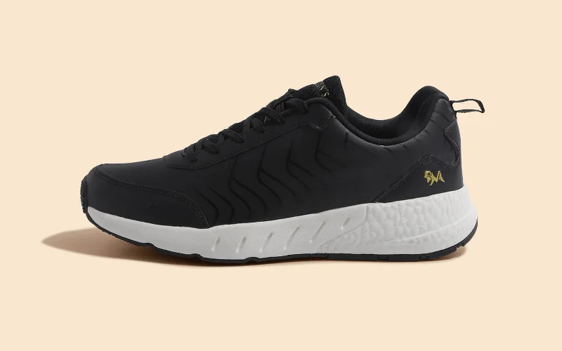 Men's Breathable Shoes Preppy Kicks : Black