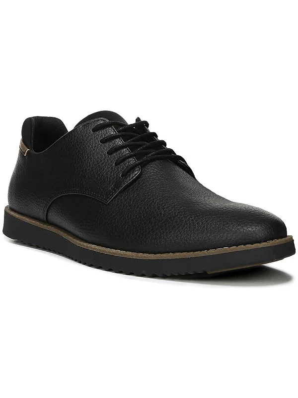 Get Stylish Shoes At Unbeatable Discounts Sync Mens Faux Leather Lace-Up Oxfords