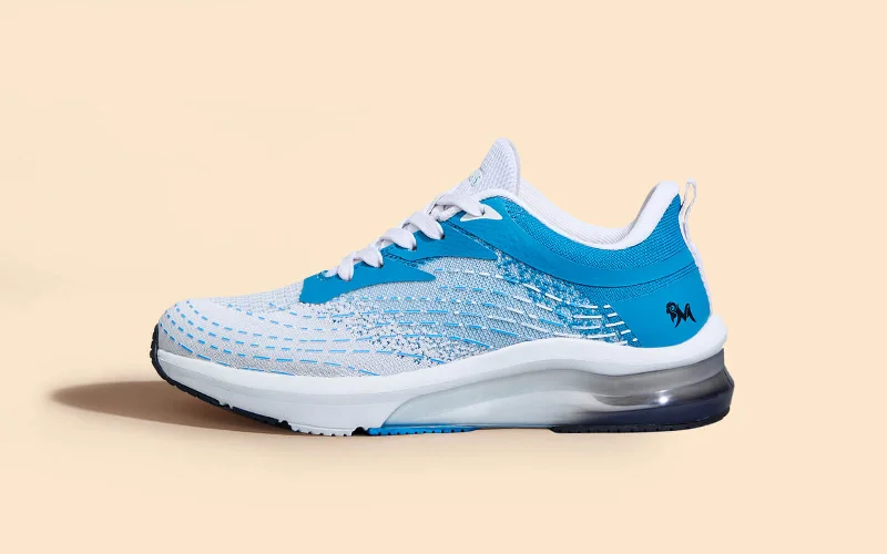 Men's Minimalist Shoes The Comfornauts : White-Blue
