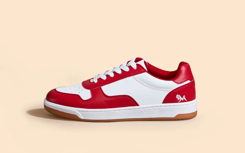 Men's Energy-Return Shoes The Hipsters : Red-White