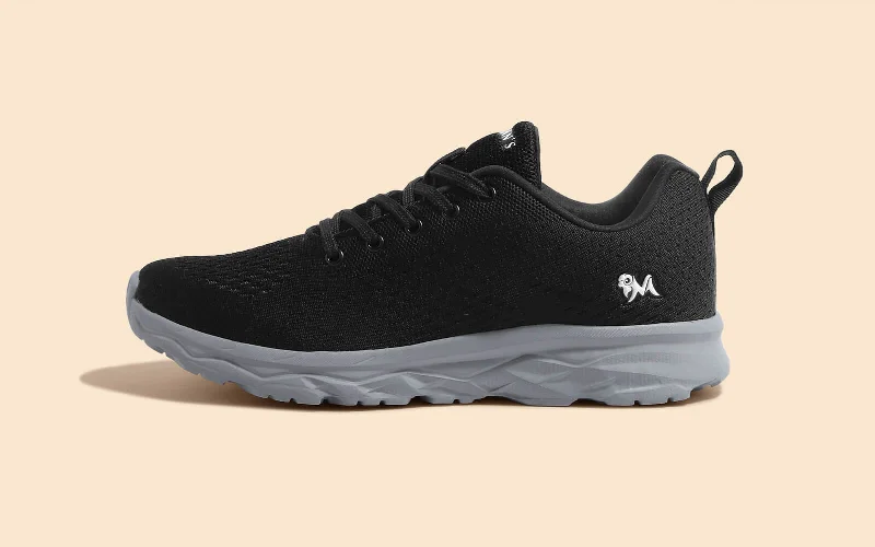 Men's Premium Shoes The Saunterers : Black-Grey