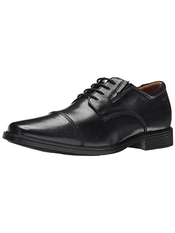Men's Handcrafted Shoes Tilden Mens Leather Cap Toe Derby Shoes
