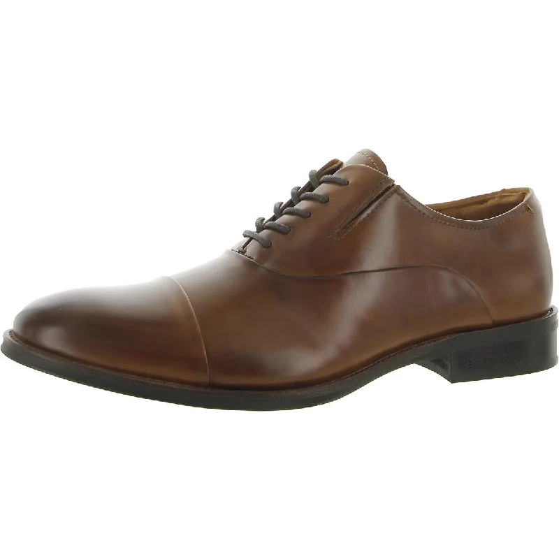 Men's All-Season Boots Tully Lace Up C Mens Leather Comfort Insole Cap Toe Oxfords