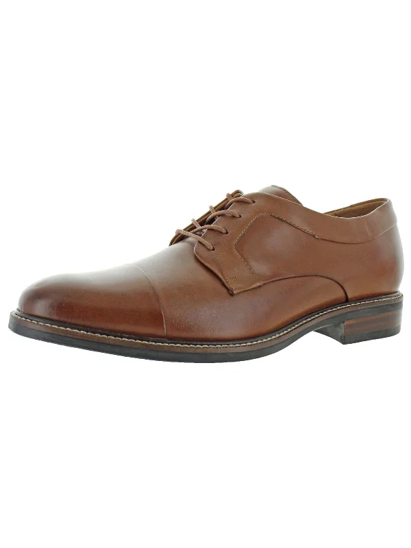 Men's Adaptive Fit Shoes Warren Mens Leather Lace Up Derby Shoes
