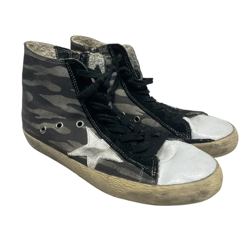 GOLDEN GOOSE/Hi-Sneakers/EU 38/Stripe/Cotton/MLT/