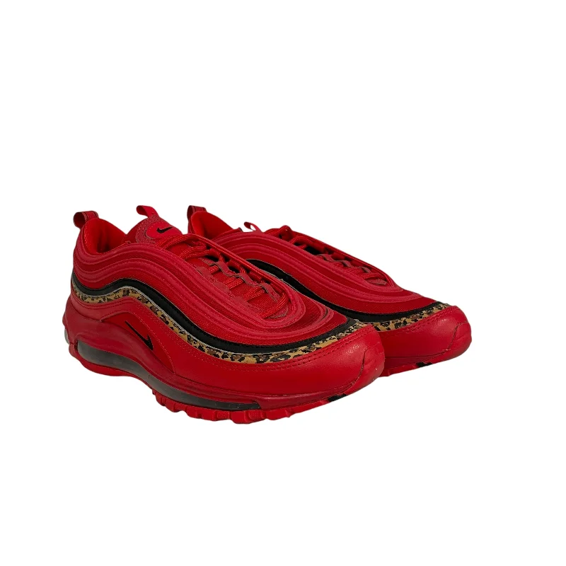 NIKE/Low-Sneakers/US 8.5/Stripe/RED/AIR MAX 97 LEOPARD PACK RED