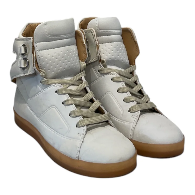 Maison Martin Margiela/H&M/Hi-Sneakers/US 5/Leather/WHT/