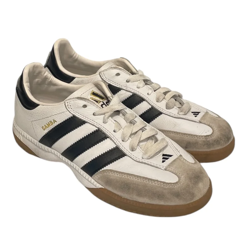 adidas/Low-Sneakers/US 5.5/Leather/WHT/Samba MN