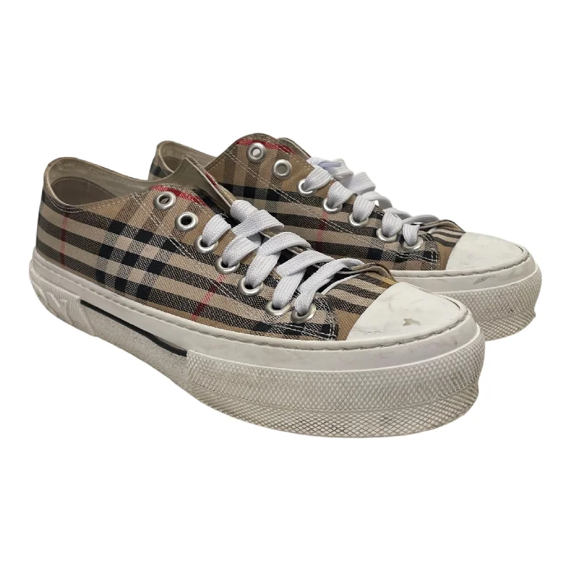 BURBERRY/Low-Sneakers/US 6.5/Plaid/MLT/Low Vintage Check Beige