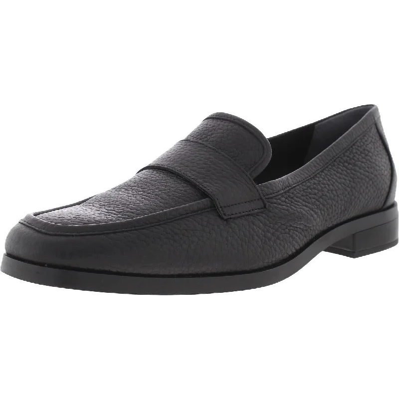 Sellah Womens Pebbled Slip On Loafers