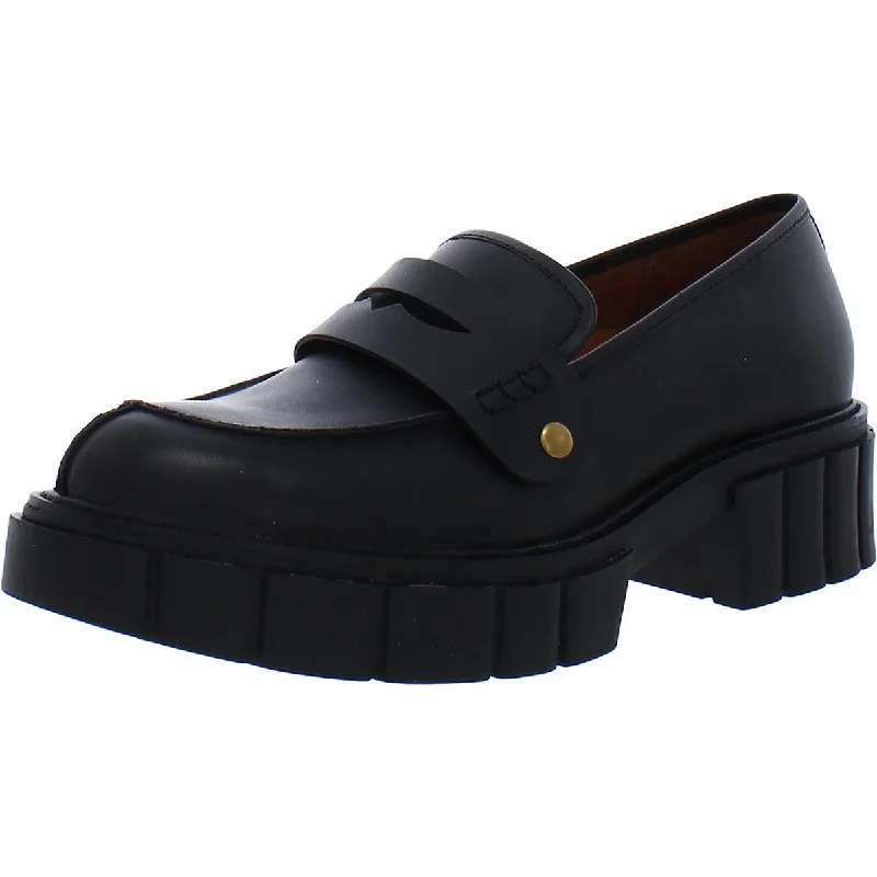 Elodie Womens Lug Sole Loafers