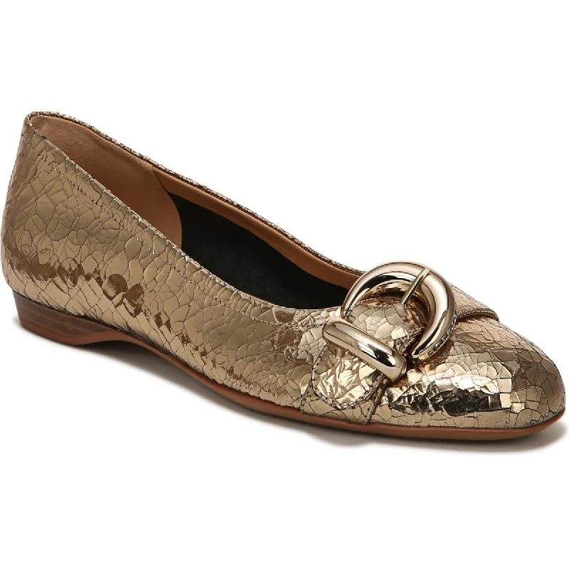 Polly Womens Leather Embellished Loafers