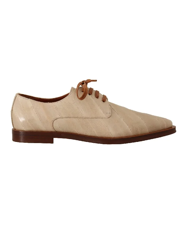 Dolce & Gabbana  Ostrich Leather Lace-Up Oxfords for Men