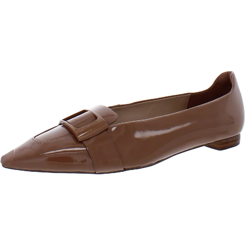 Womens Buckle Ballet Loafers