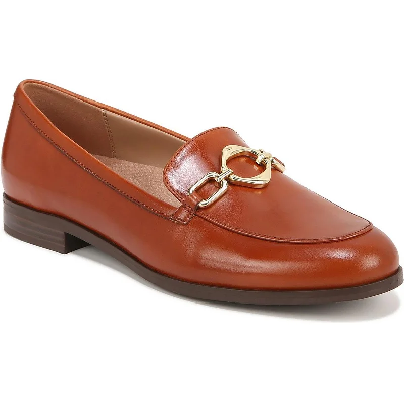 Mya Womens Leather Slip On Loafers