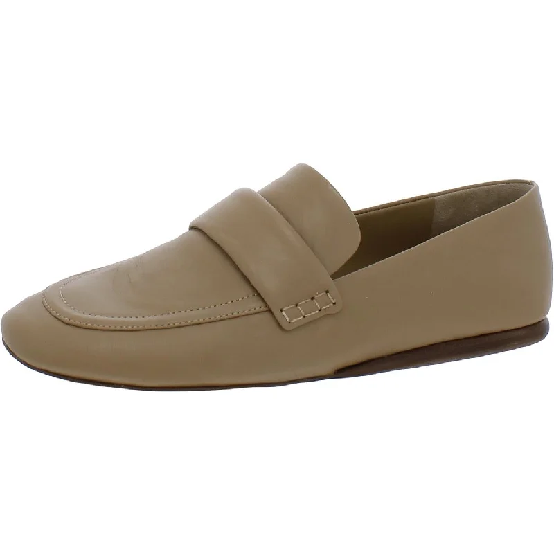 Davis  Womens Leather Slip On Loafers