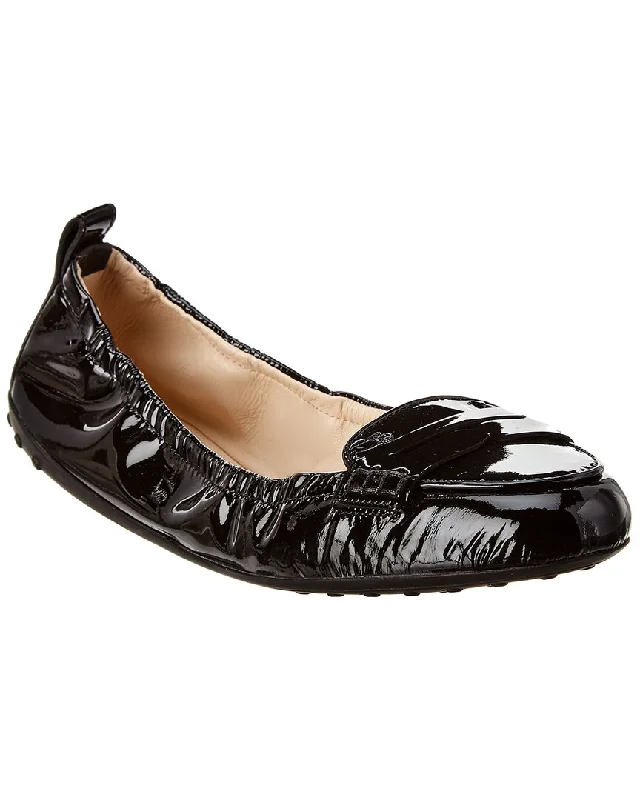 Tod’S Gommino Patent Ballerina Flat