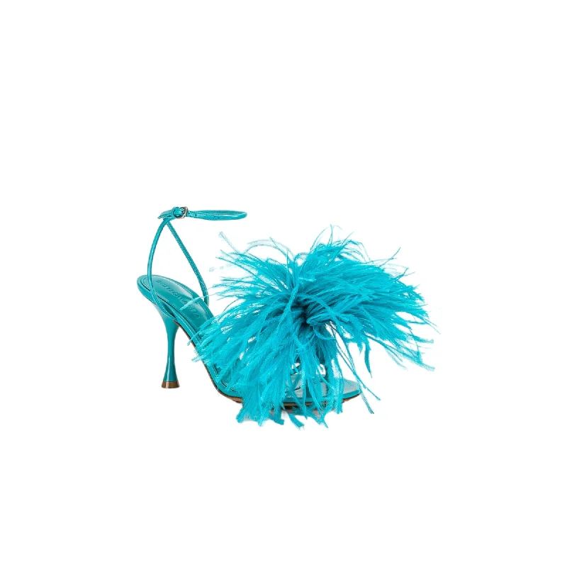 Bottega Veneta Wonderbird Nappa Feather Dot Sandals