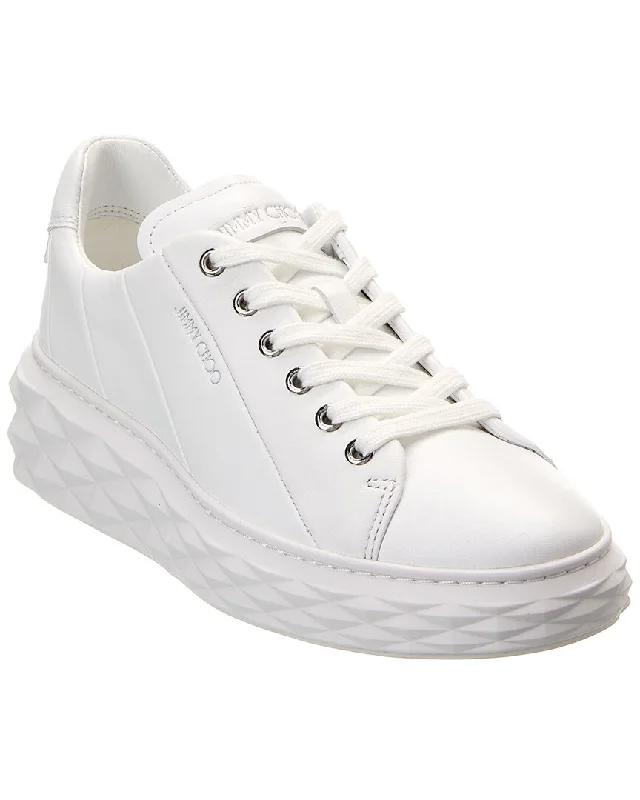 Jimmy Choo Diamond Light Maxi/F Leather Sneaker