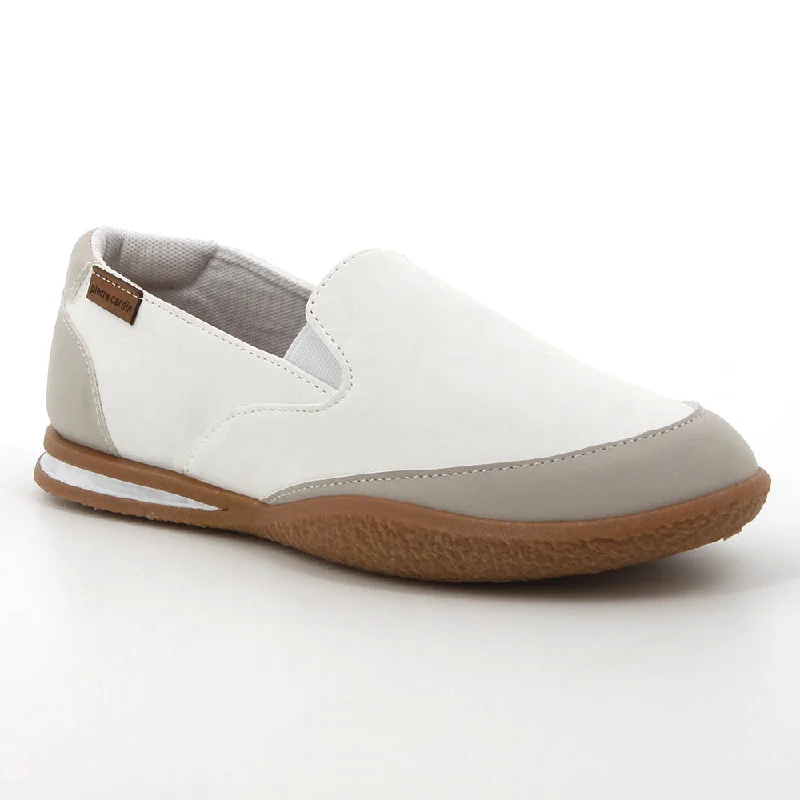 Pierre Cardin Wembi 3 Ladies Slip On Loafer -  White Grey